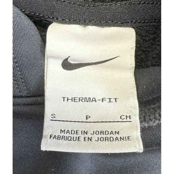 Nike Pullover Hoodie Womens Small Black Swoosh Logo Therma Fit Sweatshirt DD6464 - Picture 3 of 9